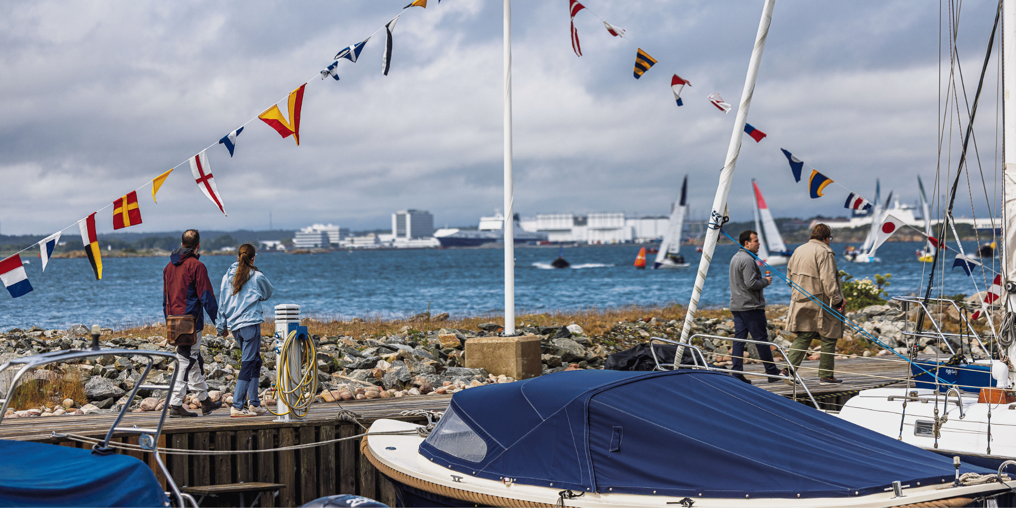 Båtplatser längs Göteborgs kust