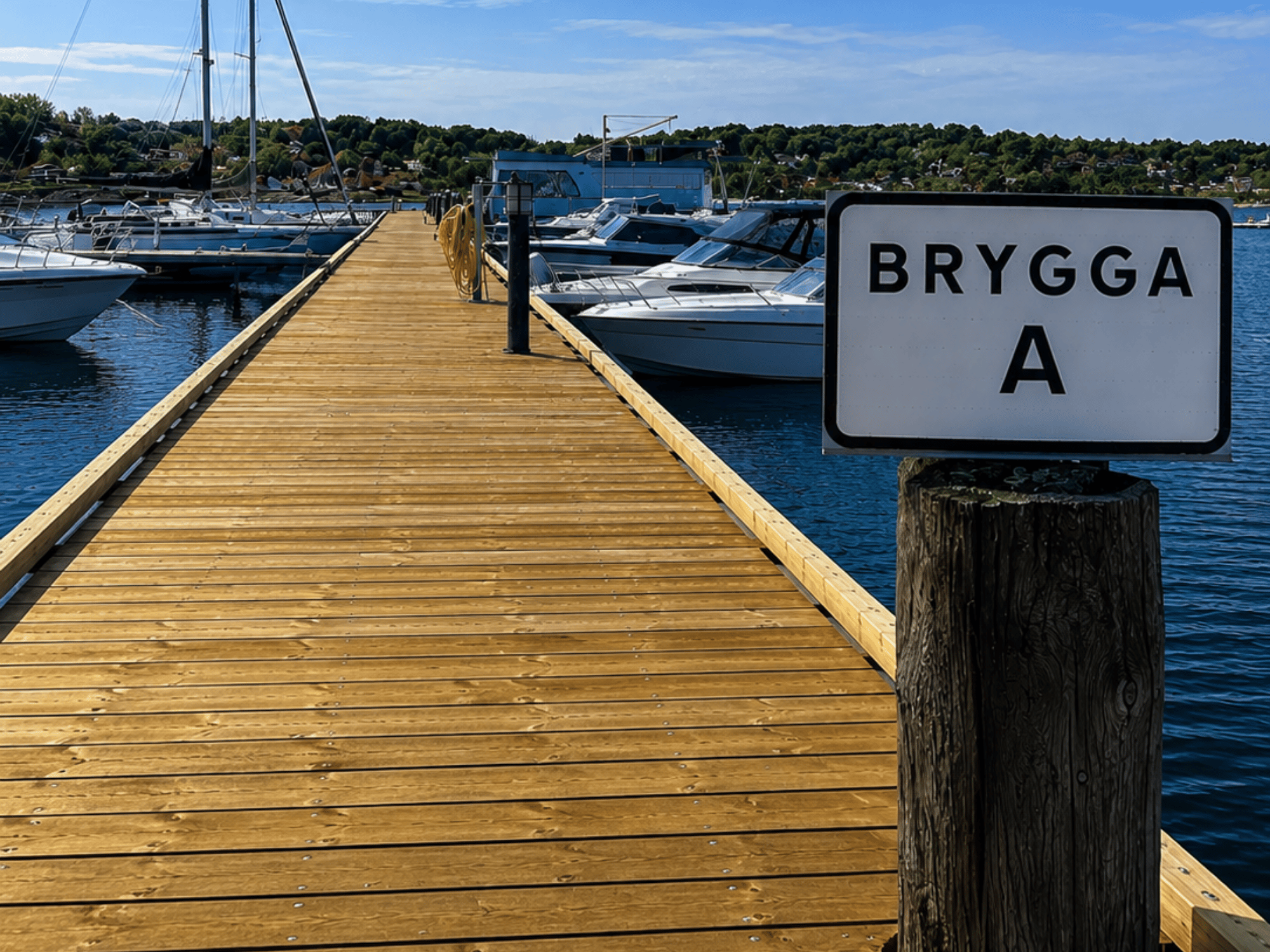 Nya brygga A på Killingsholmen